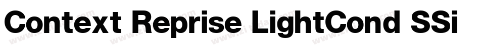 Context Reprise LightCond SSi Normal字体转换